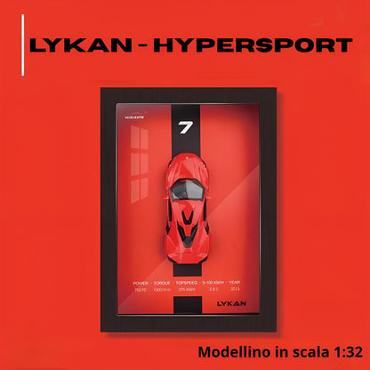 Gears Frame - Quadro con modellino in scala 1:32