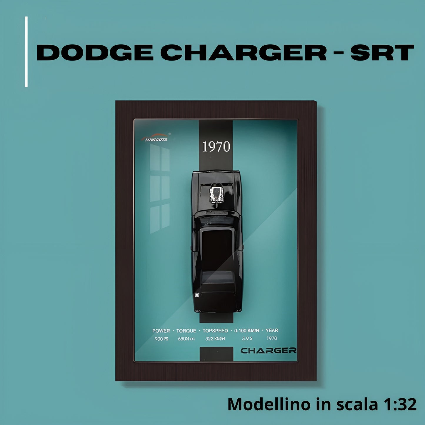 Gears Frame - Quadro con modellino in scala 1:32