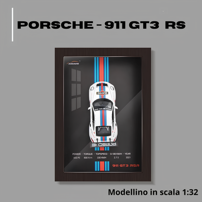 Gears Frame - Quadro con modellino in scala 1:32