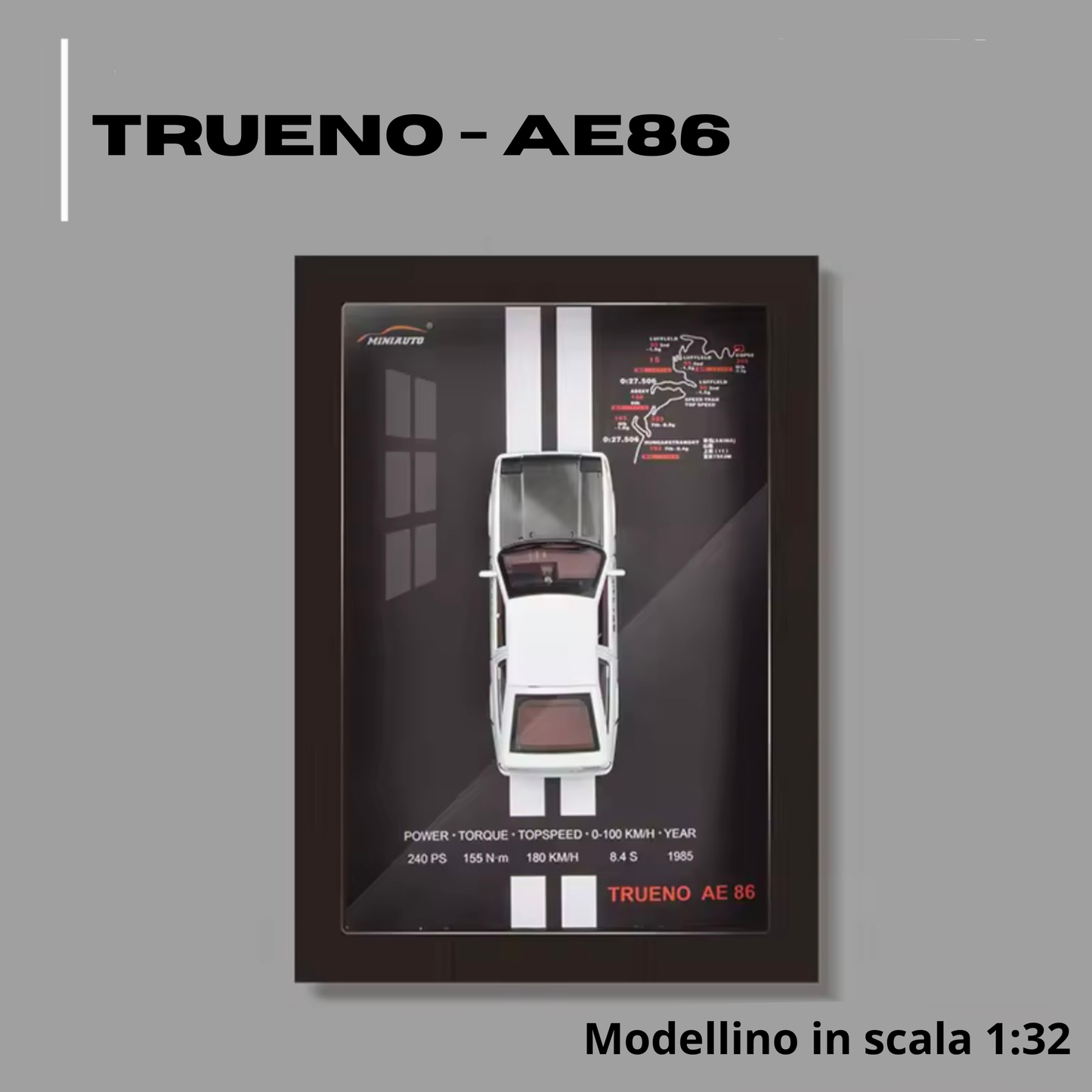 Gears Frame - Quadro con modellino in scala 1:32